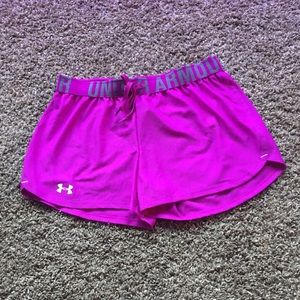 Under Armour purple workout shorts size small